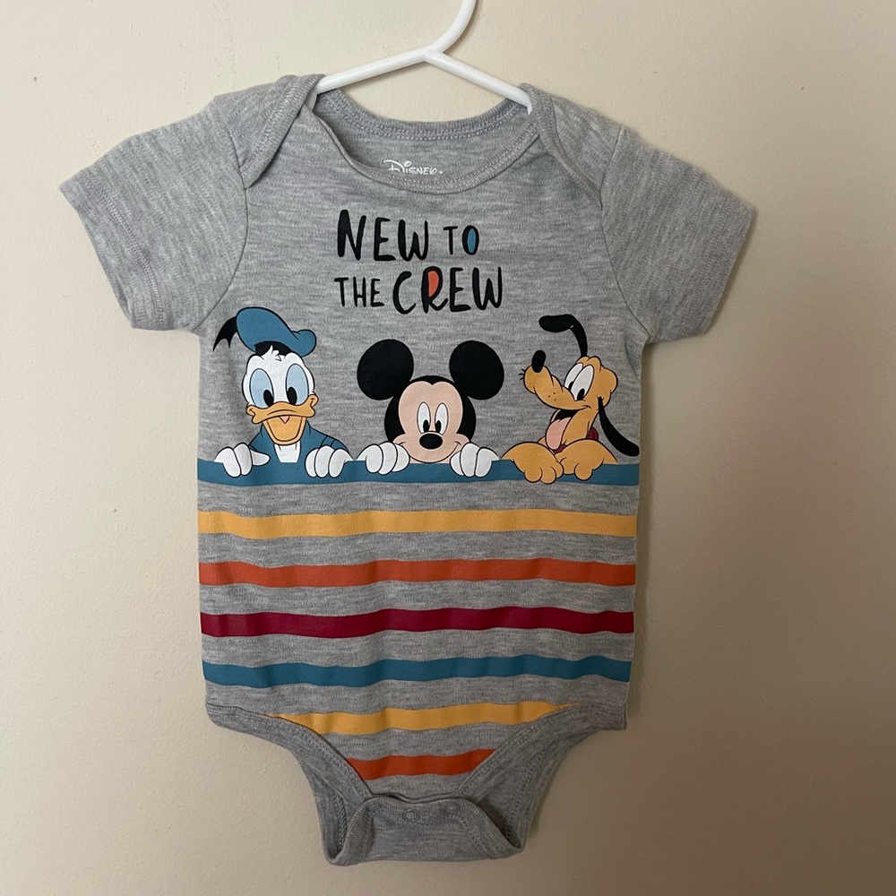 Mickey & Friends New to the Crew bodysuit